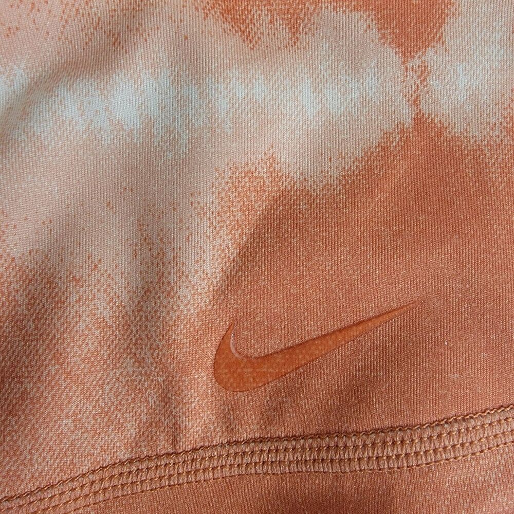 NWT‎ Nike One Luxe Tight Fit Mid Rise Bike Training Shorts 7" Orange  Ombre Sz M - Picture 12 of 14